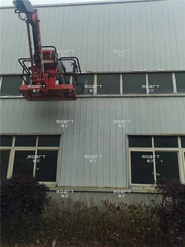 滁州水蜜桃成人网立麵翻新施工效果