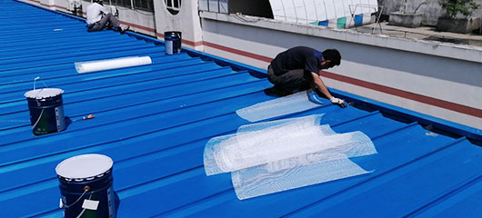 金屬屋麵搭接處